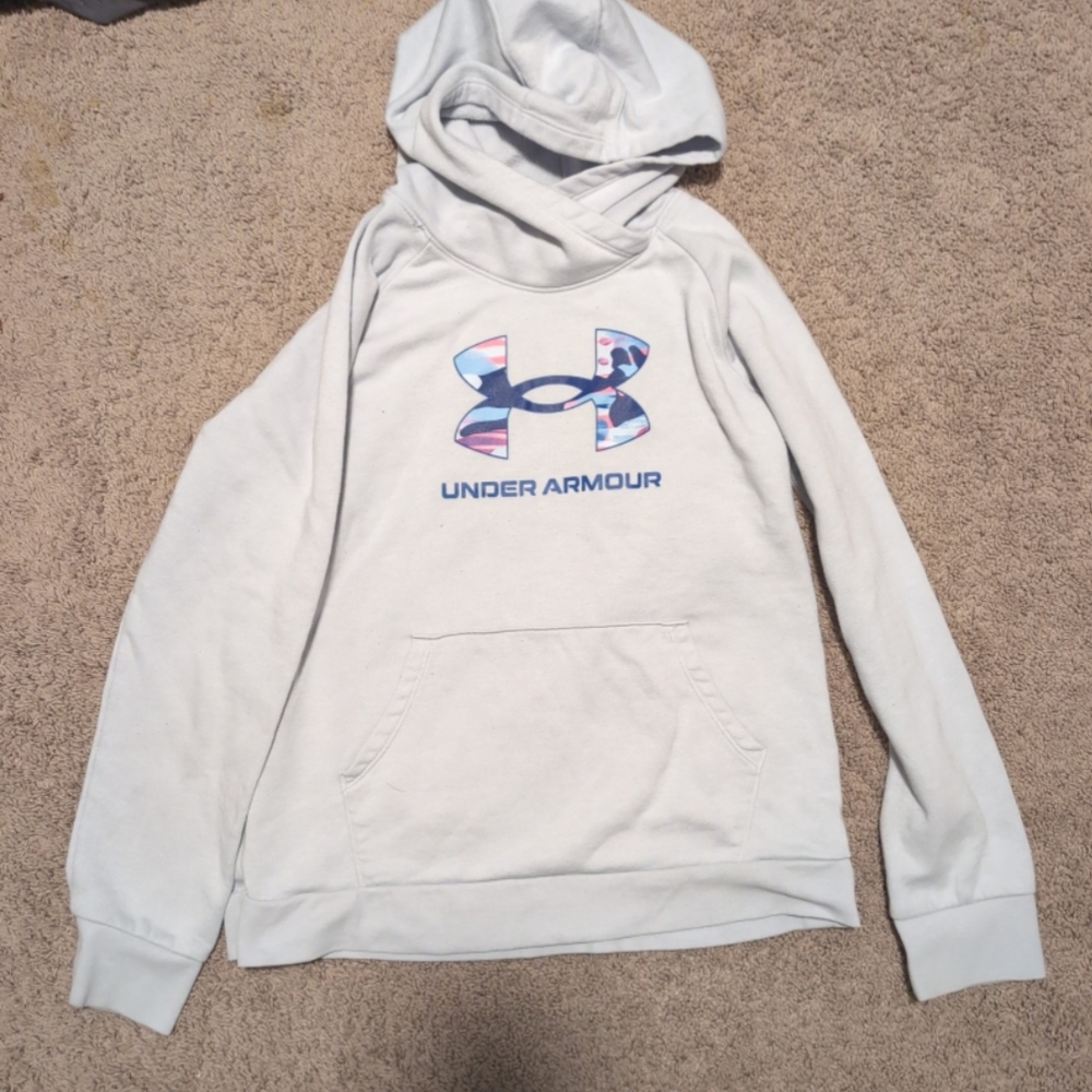 Under Armour Soft White Fleece Hoodie